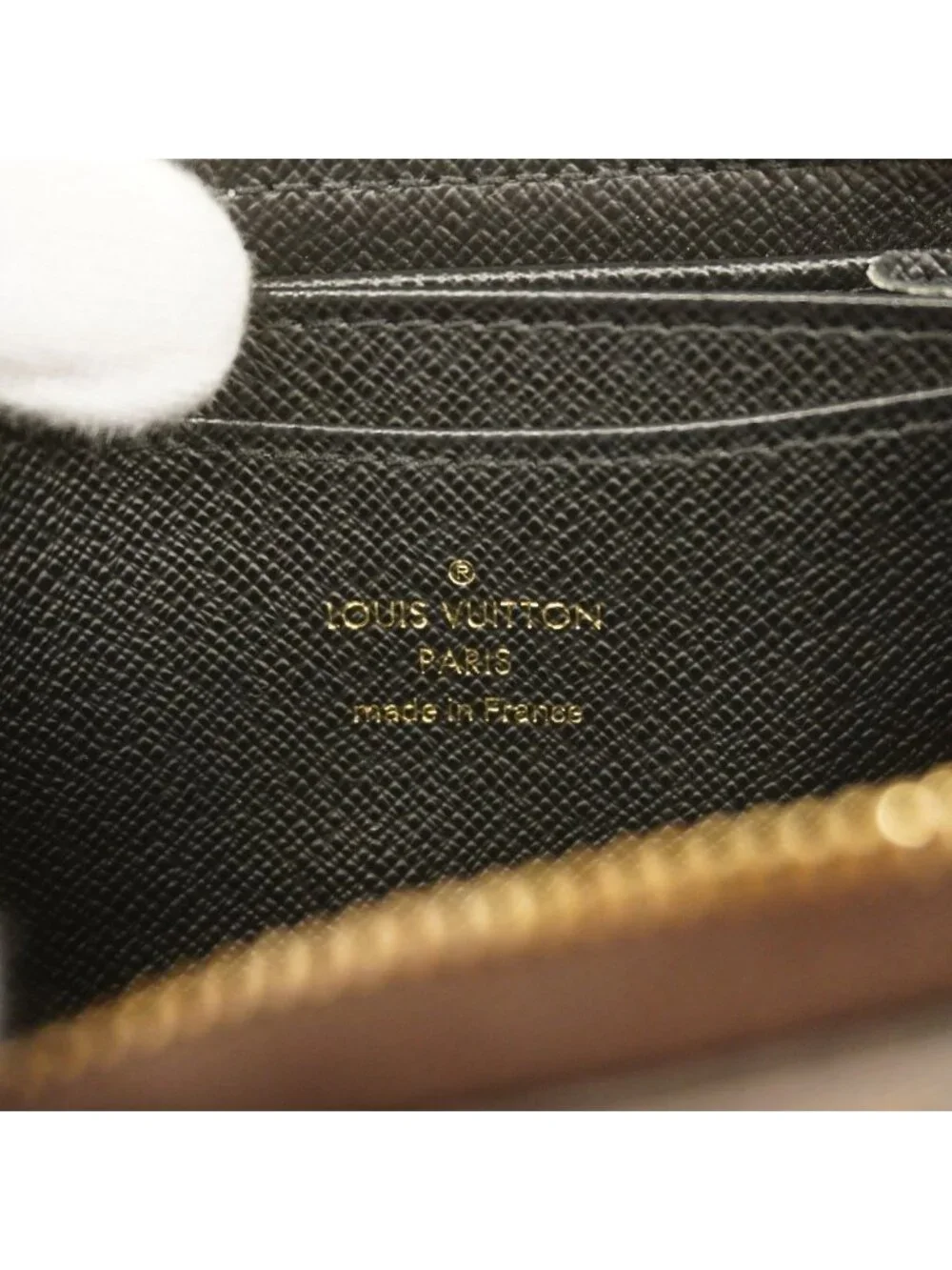 Louis Vuitton Coin Case Monogram Giant Zippy Purse Brown